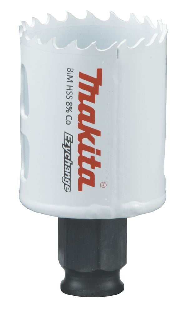 Makita E-03779, Enkelt, Bor, Stål, Aluminium, Plast, Tre, Rustfritt stål, Hvit, Bimetall, 4,4 cm