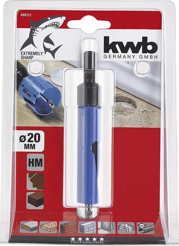 kwb ?499121, Single/enkelt, Drill, Metall, 360 g, 1 stykker, 1 stykker