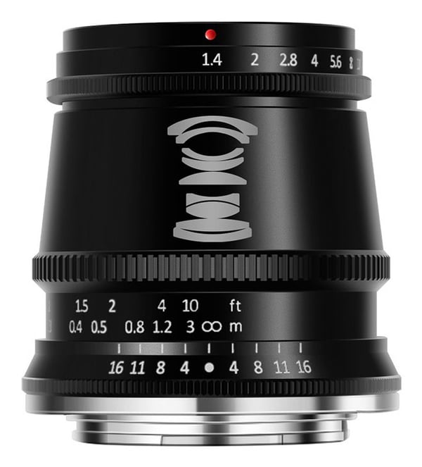 TTArtisan 17mm F1.4, Laajakulmainen objektiivi, 9/8, Fujifilm X
