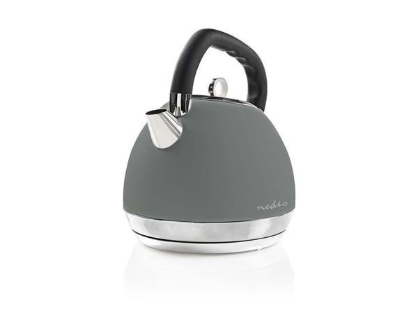Nedis - Vattenkokare - 1.8 liter - 2.2 kW - grå