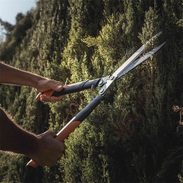 Fiskars PowerGear X HSX92, Musta, Oranssi, Suora terä, Alumiini, 630 mm, 808 g