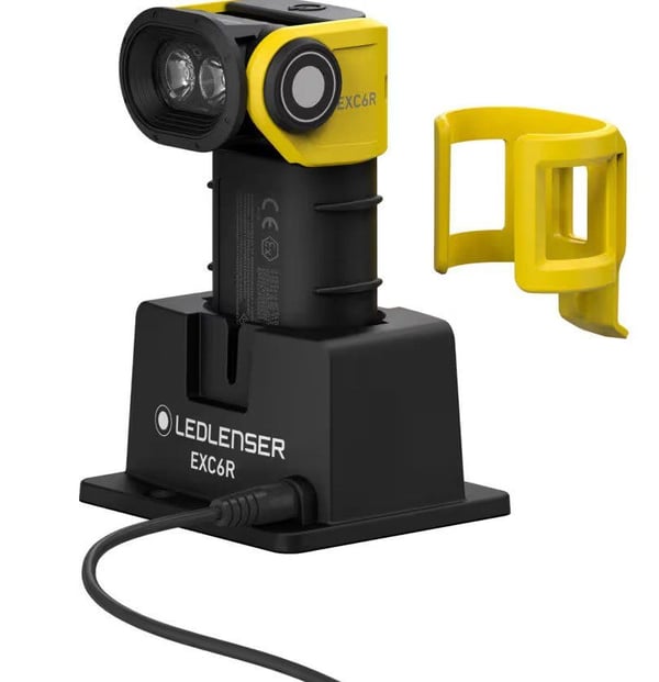 Ledlenser EXC6R lommelykt med ladestasjon