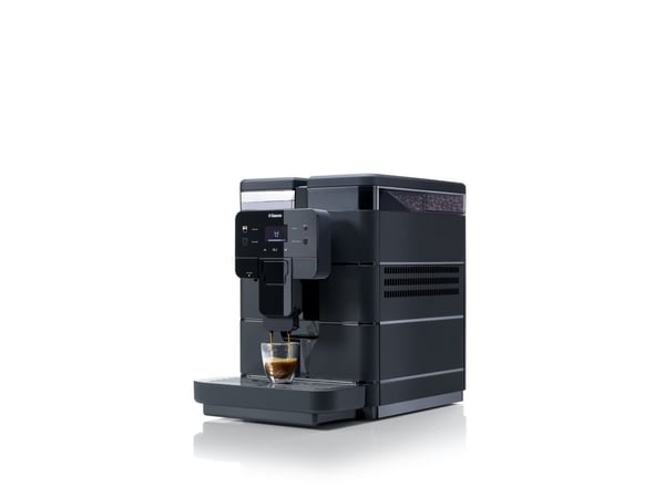 Saeco New Royal Black, Espressomaskin, 2,5 l, Kaffebönor, Inbyggd kvarn, 1400 W, Svart