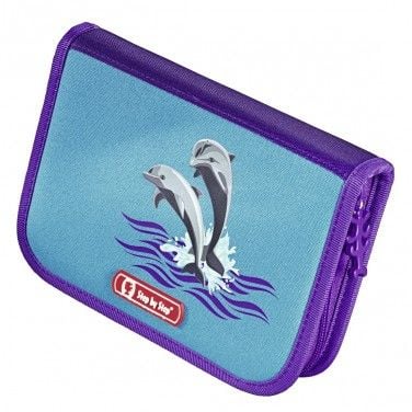 Step by Step TOUCH 2 "Happy Dolphins", Pencil case,Pencil pouch,School bag,Sport bag, Gutt/Jente, Ungdomsskole, Ryggsekk, 21 l, Forlomme, Sidelomme