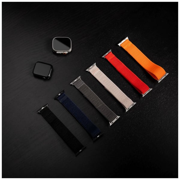 Fast Fast | Sportsrem for Apple Watch Ultra 49mm | 160-210 mm | Mørkeblå | Nylon