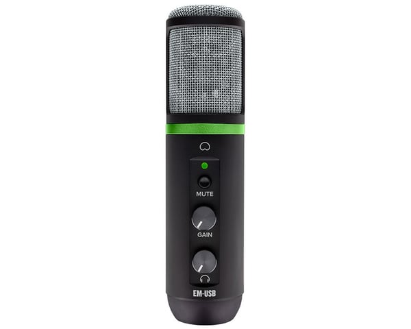 Mackie EM-USB, Scene/opptreden, -32 dB, 30 - 18000 Hz, 130 dB, Kardioide, Kondensator