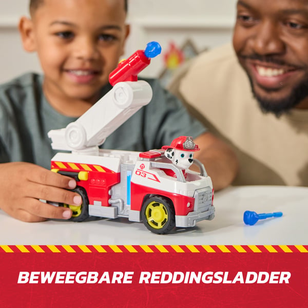 Spin Master Paw Patrol brannbil med vippestige, Marshall