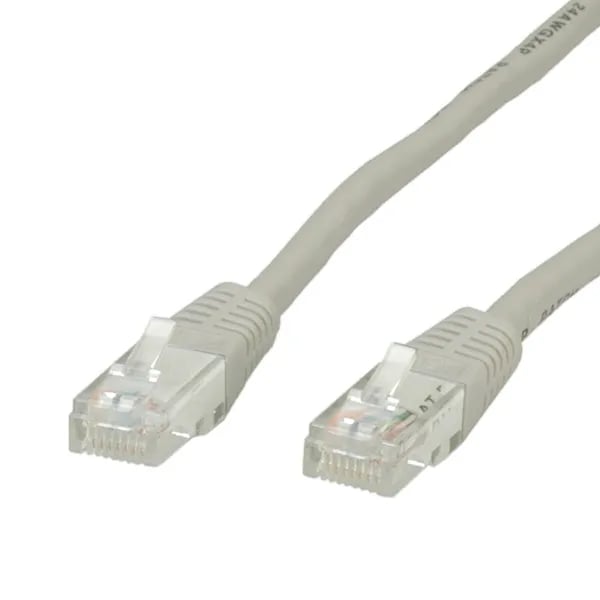 VALUE 21.99.0900, 0,5 m, Cat6, U/UTP (UTP), RJ-45, RJ-45, Harmaa