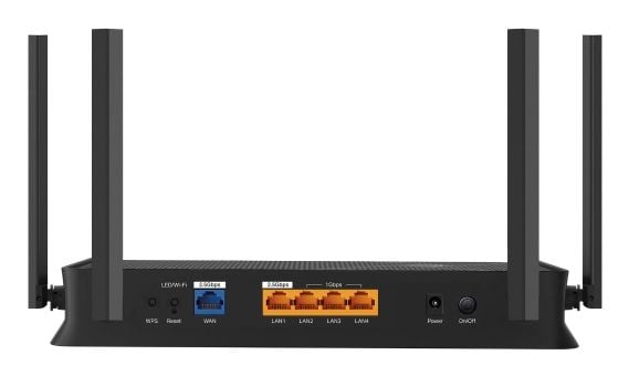 TP-Link EB210 PRO, Wi-Fi 7 (802.11be), Dobbelbånd (2.4 GHz / 5 GHz), Ethernet/bredbåndsforbindelse, Svart, Frittstående router