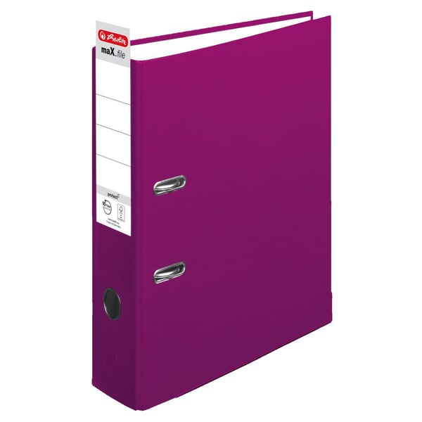 Herlitz maX.file, A4, D-rengas, Säilytys, Polypropeeni (PP), Violetti
