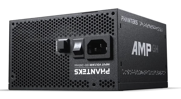 PHANTEKS AMP GH 1200W 80 PLUS Platinum virtalähde, PCIe 5.1, ATX 3.1 - 1200 wattia, musta