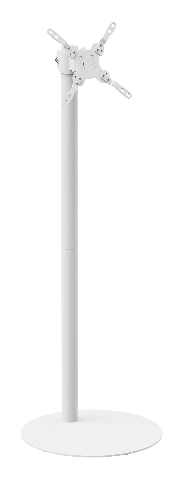 Multibrackets M Pro Series Single Pole Floorbase 2 gulvstativ 10 kg, hvit