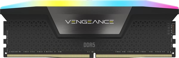 CORSAIR Vengeance RGB - DDR5 - sats - 32 GB: 2 x 16 GB - DIMM 288-pin - 6000 MHz / PC5-48000 - CL38 - 1.35 V - ej buffrad - svart