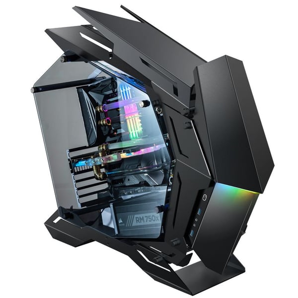 Jonsbo MOD3 Full Tower PC-kabinett ATX, EATX, ITX, micro ATX, herdet glass, svart