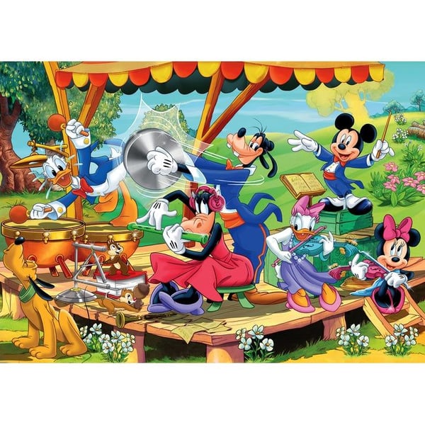 Clementoni Puslespil Mickey og venner, 2x60 brikker