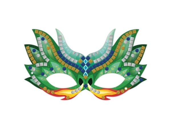 JANOD Creative Kit – Mosaic Masks -sarja, pahvi, vaahto, 1 kpl, 220 mm, 2 mm, 260 mm, Ranska