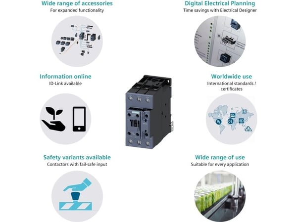 Siemens 3RT2036-1AM20, 114 mm, 62 mm, 122,5 mm, 142 mm, 983 g, 1 kpl