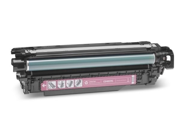 HP 507Y Mgn Opt Contr LJ Toner Crtg, 6000 sider, Fiolblå, 1 stykker