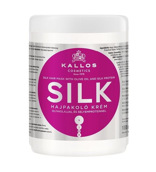 Kallos Silky Hair Mask Hårmaske 1000ml