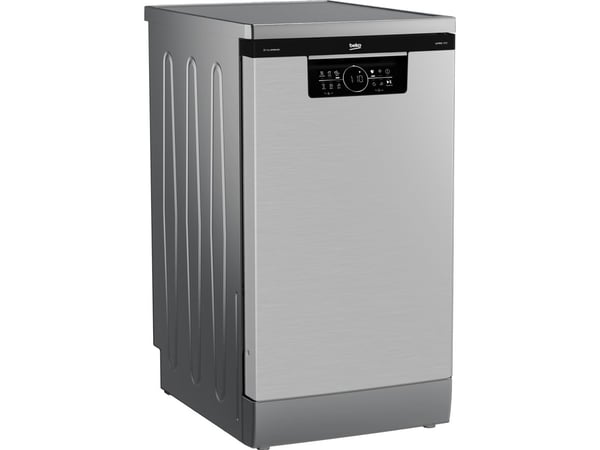 Beko BDFS26046XQ, Fristående, Slimline (45 cm), Rostfritt stål, LED, Låda, Rostfritt stål