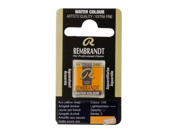 Rembrandt akvarelfarve Pan Azo Yellow Deep 248