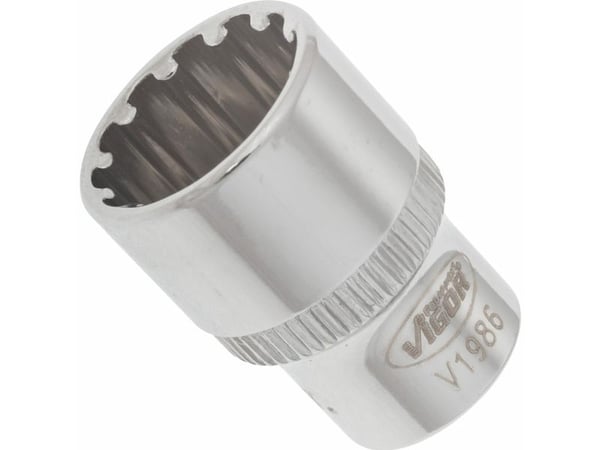 Vigor V1986, Uttag, 1/4", Metrisk, 1 huvuden, 13 mm, 2,5 cm Vigor V1986, Uttag, 1/4", Metrisk, 1 huvuden, 13 mm, 2,5 cm