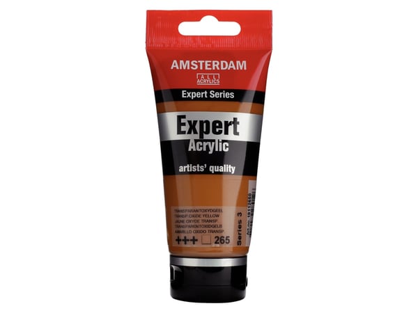 Amsterdam Expert Series akryl-tub transparent oxidgul 265