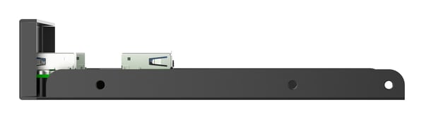 InLine 33456C, 8,89 cm (3.5"), I / O-portarspanel, Svart, Metall, 10 Gbit/s, VL822
