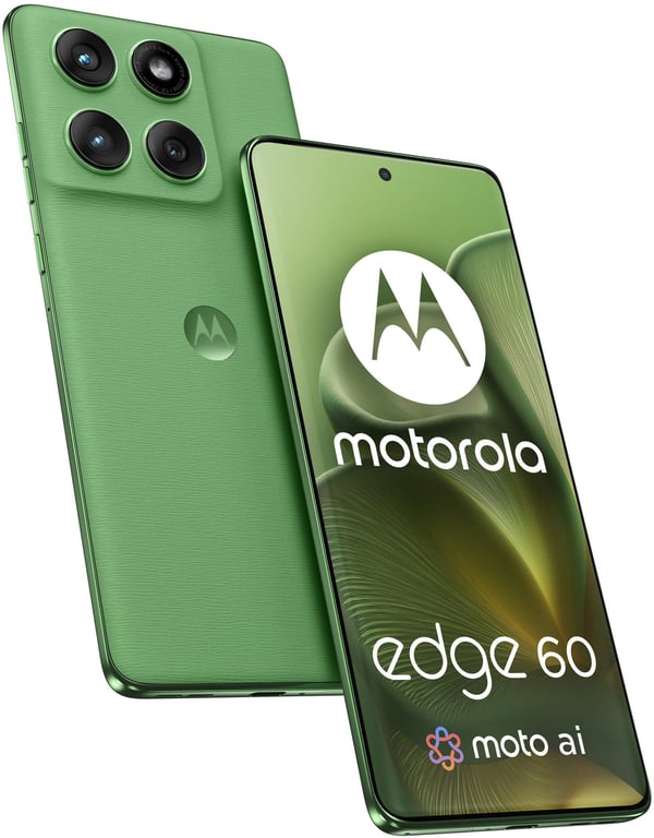 Motorola Edge 60 - 5G smarttelefon - dobbelt-SIM - RAM 12 GB / Internminne 256 GB - microSD slot - pOLED display - 6.67" - 2712 x 1220 piksler (120...