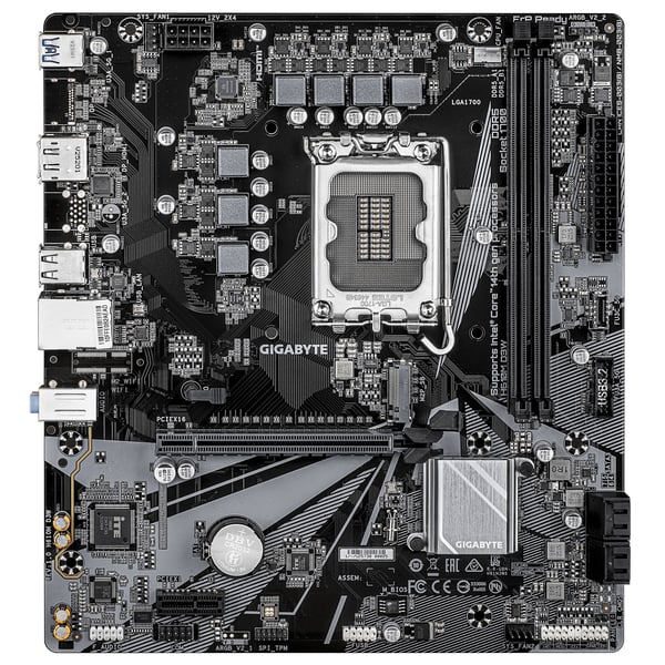 Gigabyte H610M D3W -emolevy, Intel H610, LGA 1700, Micro-ATX, DDR5