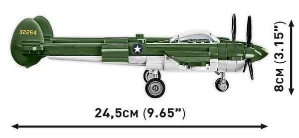 XXX_Cobi Blocks (Cobi) Lockheed P-38 Lightning 332 Cobi Blocks