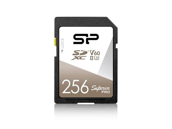 Silicon Power Superior Pro, 256 GB, SDXC, Luokka 10, UHS-II, 280 MB/s, 170 MB/s