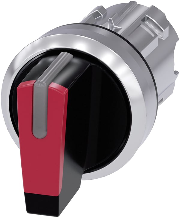 Siemens 3SU10522BN200AA0 3SU1052-2BN20-0AA0 Kääntökytkin Kiinnityslaite Punainen 2 x 45° 1 kpl