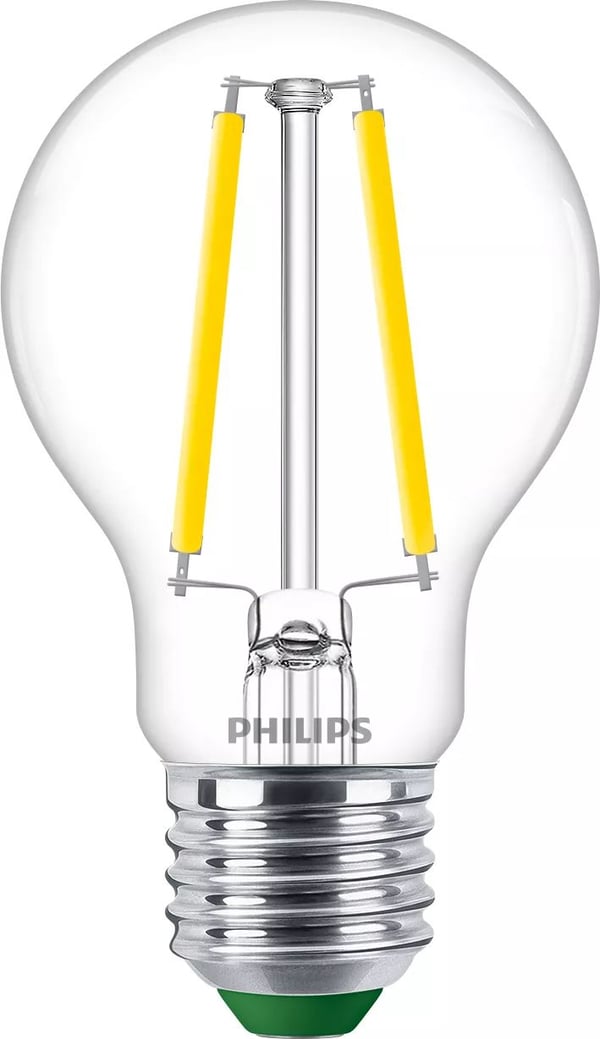 Philips Hehkulankalamppu, kirkas 40 W A60 E27, 2,3 W, 40 W, E27, 485 lm, 50000 h, Viileä valkoinen