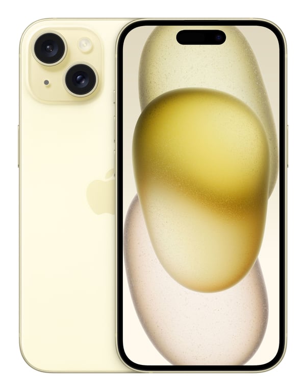 Apple iPhone 15 mobiltelefon 512 GB, gul