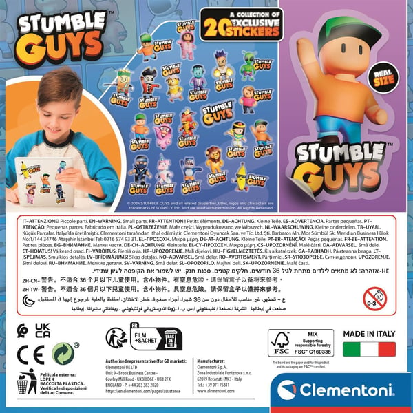 Clementoni Jigsaw 180EL CLM 29321 IMPOSSIB STUMBLE GUYS PUD