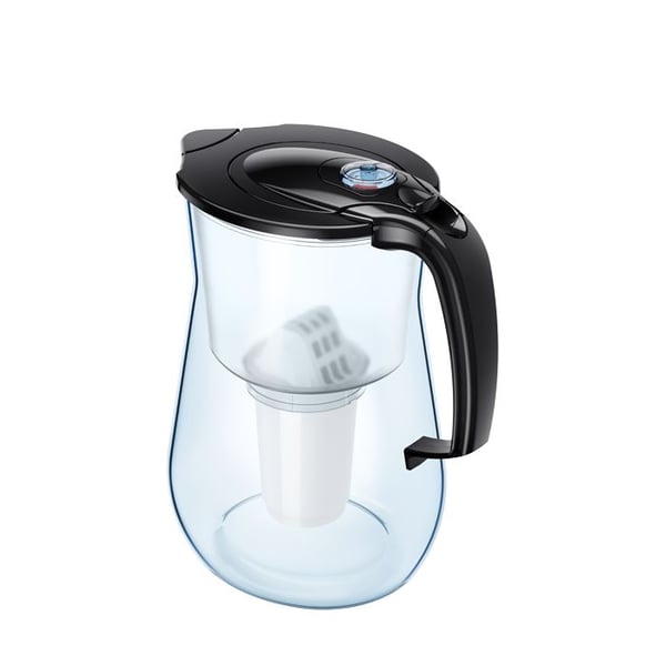 AQUAPHOR Provence 4.2 l CZARNY, Kanna, 4,2 l, Svart, Transparent, Plast, Åttkantig, Provence