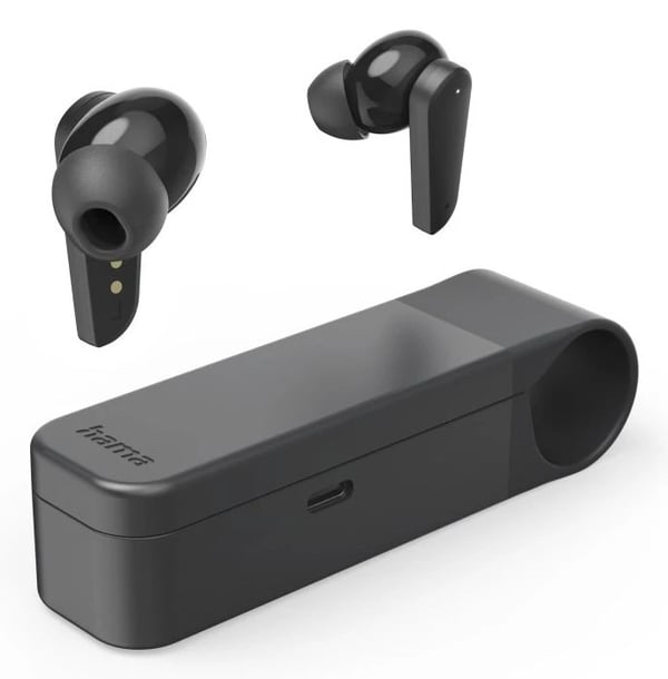 Hama Spirit Pocket II, True Wireless Stereo (TWS), Puhelut/Musiikki, 20 - 20000 Hz, 55 g, Kuulokkeet, Musta