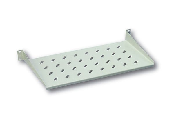 Digitus DN-19 TRAY-1-SW - Hylla för rack - svart - 1U - 19"