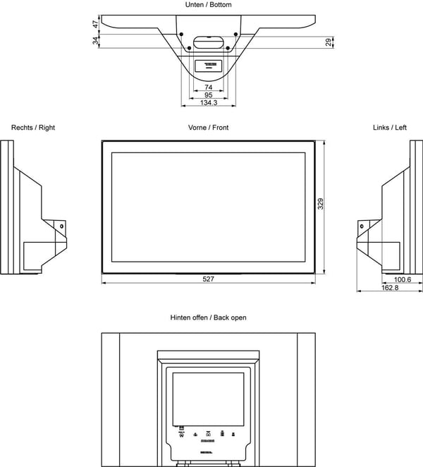Siemens 6AV7863-4MA16-2NA0, 1080 x 1920 pixlar, 329 mm, 10,8 kg, 660 mm, 550 mm, 270 mm