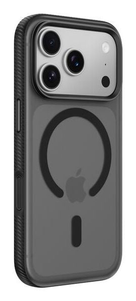 Belkin SheerForce Grip Series - Matkapuhelimen takakuori - MagSafe-yhteensopivuus - valmistettu kierrätysmateriaaleista - musta - Apple iPhone 17 P...