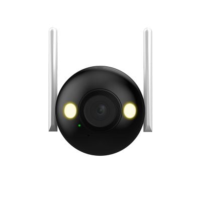 Dahua Technology F2C-LED, IP-turvakamera, Sisätila ja ulkotila, Langallinen & langaton, Katto/seinä, musta, Valkoinen, Luoti (muoto)
