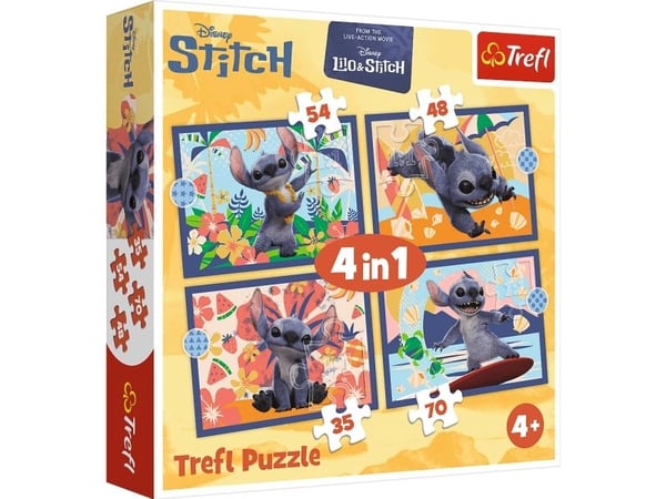 Trefl 34666, 70 styck, Tecknade serier, 4 År