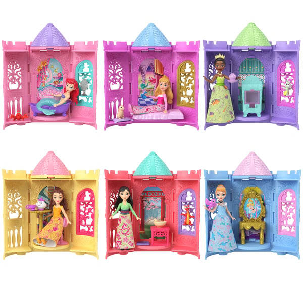 Disney Princess TOWER SURPRISE Small Doll, Pieni nukke, Naaras, 3 vuosi/vuosia, Poika/tyttö, 157,1 mm, Valikoidut värit