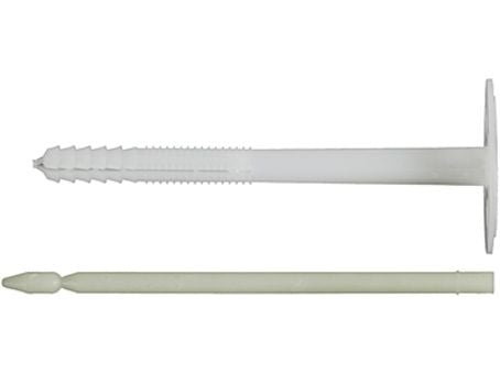 Fischer 43967, Kiinnitystulppa, Valkoinen, 1 cm, 60 mm, 200 kpl