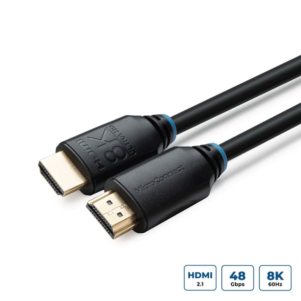 MicroConnect - Ultra High Speed - HDMI-kabel - HDMI hann til HDMI hann - 10 m - svart - 8K 60Hz støtte