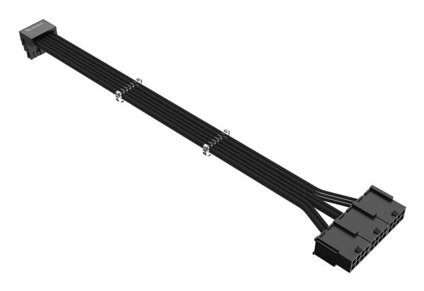 Akasa-kaapeli G-Nexus PX24 AK-CBPW31-30BK 12+4-nastainen (RA)(m) - 3x8-nastainen (RA)(w) 30cm (AK-CBPW31-30BK)
