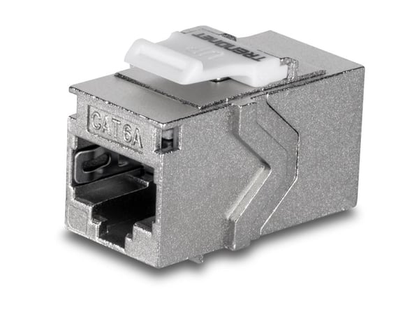 Trendnet TC-KC06C6A, litteä, hopea, RJ-45, RJ-45, naaras, naaras