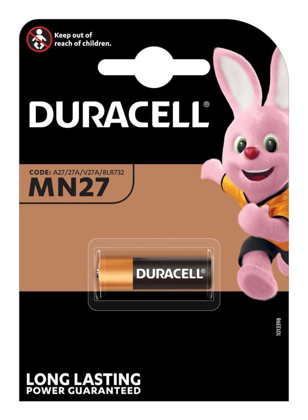 Duracell Security MN27 - Batteri MN27 - Alkalisk