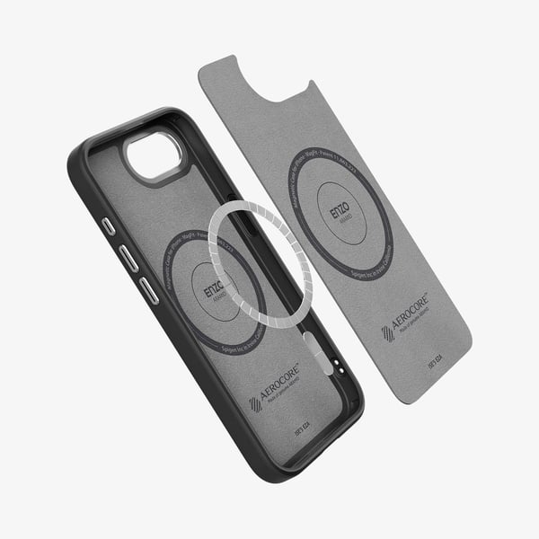 Spigen Enzo Aramid, Etui, Apple, iPhone 16e, 15,5 cm (6.1"), Svart